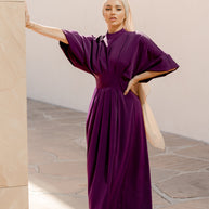 Elmas Maxi Dress - Plum