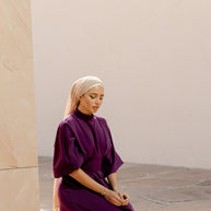 Elmas Maxi Dress - Plum