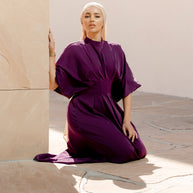 Elmas Maxi Dress - Plum