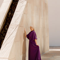 Elmas Maxi Dress - Plum