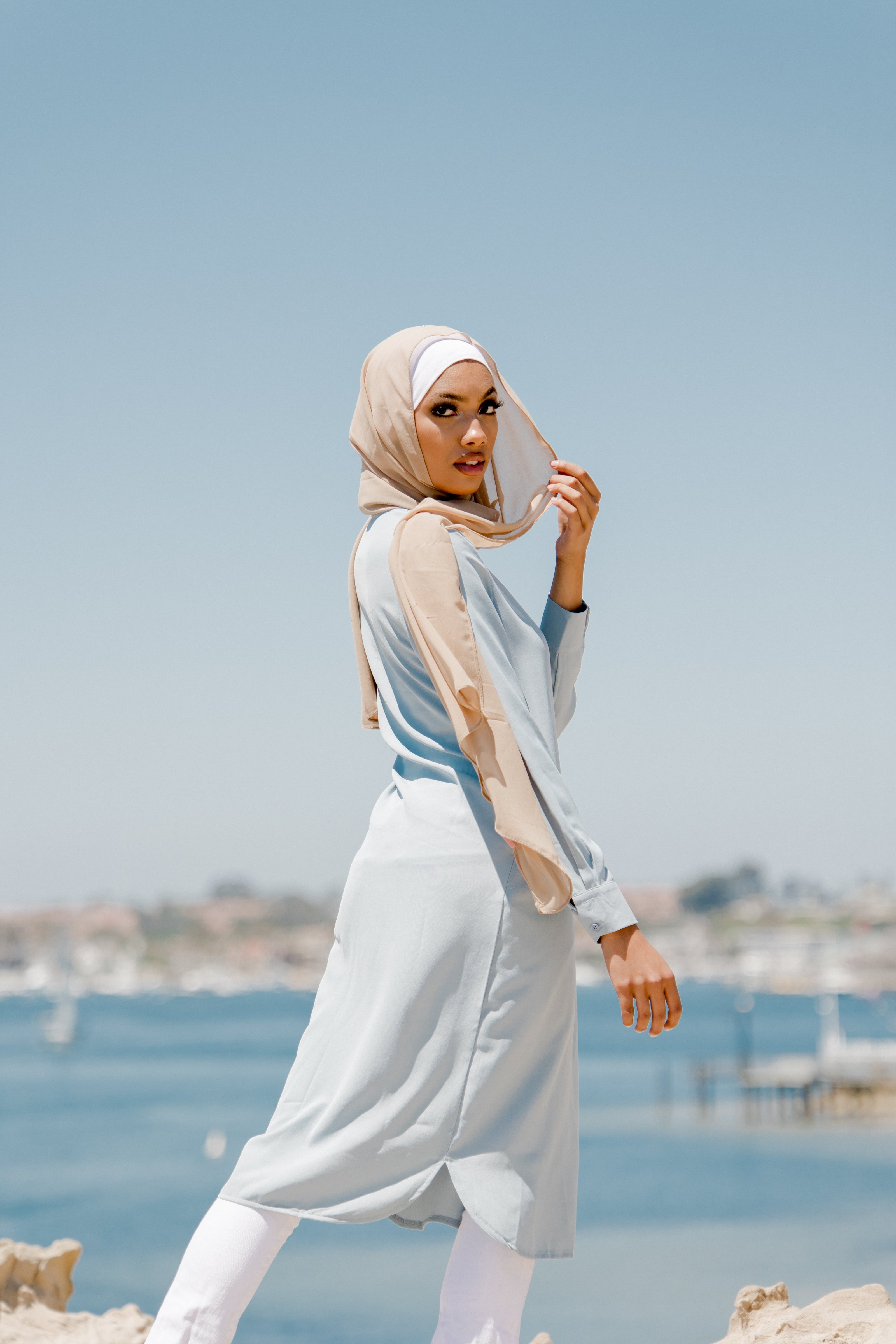 Emerson Modest Tunic - Aqua