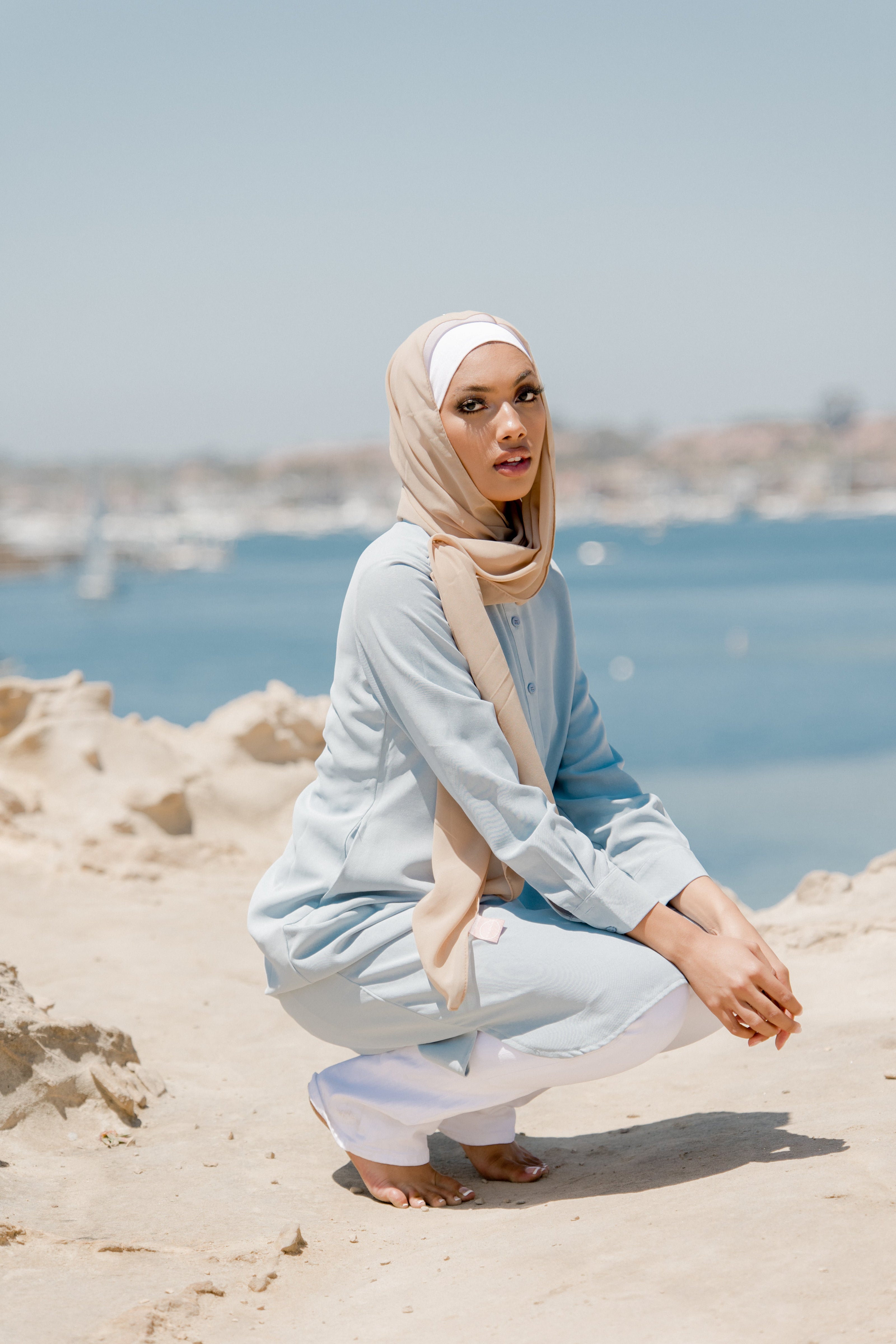 Emerson Modest Tunic - Aqua