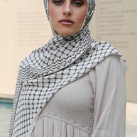 BAMBOO MODAL - KEFFIYEH BROWN