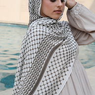 BAMBOO MODAL - KEFFIYEH BROWN