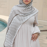 BAMBOO MODAL - KEFFIYEH BROWN
