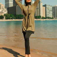 Yasmin Swim Set - Olive