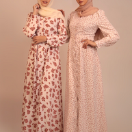 Romaisa Floral Button Down Maxi Dress