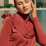 Nida Swim Set - Persian Red