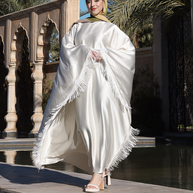 Layali Kaftan Abaya - Ivory Glow