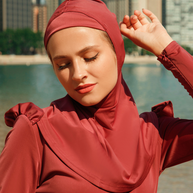 Nida Swim Set - Persian Red