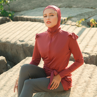 Nida Swim Set - Persian Red