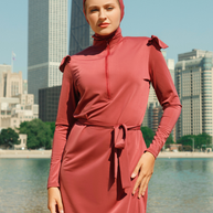 Nida Swim Set - Persian Red