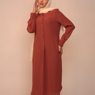 Emerson Modest Tunic - Papaya