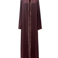 Alwan Reversible Kimono Abaya - Rosewood Blush