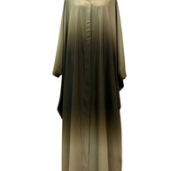 Hilwah Ombre Kaftan Kimono - Forest Mist