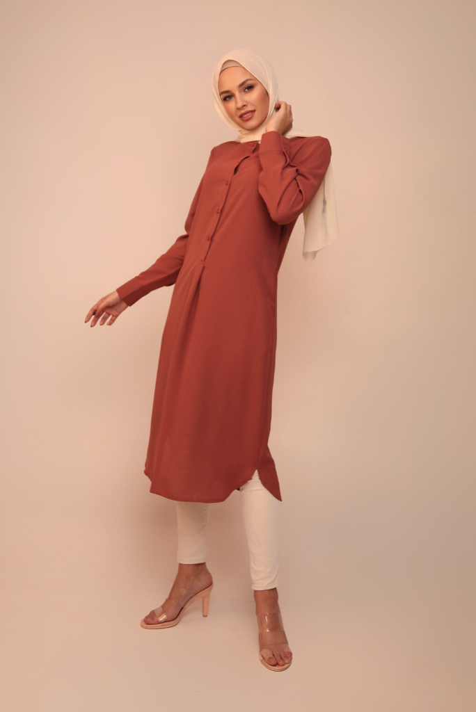 Emerson Modest Tunic - Papaya