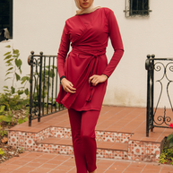 MIRA SWIM SET - CARDINAL