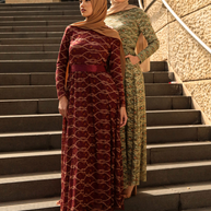 Amber Lace Maxi Gown - Enchanted Evergreen