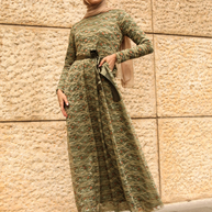 Amber Lace Maxi Gown - Enchanted Evergreen