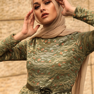 Amber Lace Maxi Gown - Enchanted Evergreen