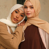 Alwan Reversible Kimono Abaya - Caramel Creme