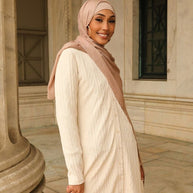 Luna Textured Ridge Knit Two-Piece Set - Vanilla