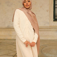 Luna Textured Ridge Knit Two-Piece Set - Vanilla