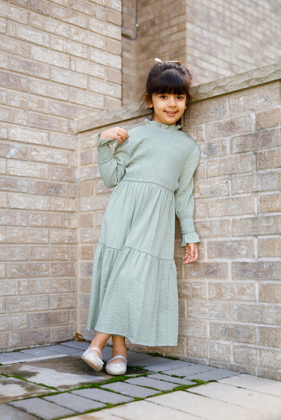 Mini Grace Maxi Dress - Mint