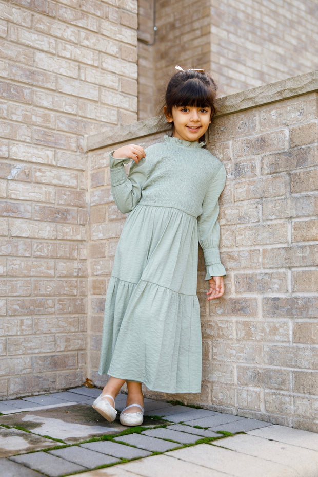 Mini Grace Maxi Dress - Mint