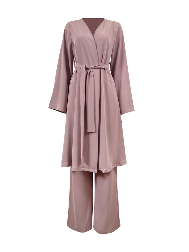 Chloe Two Piece Matching Set - Mauve