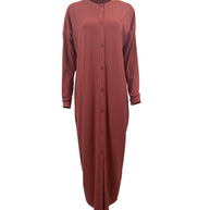 Batwing Knit Dress - Terracotta