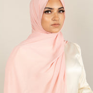 BABY PINK Crepe Chiffon