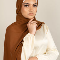 BURNT SIERRA Crepe Chiffon