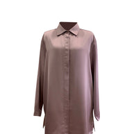 Layna Satin Top - Lavender Pink