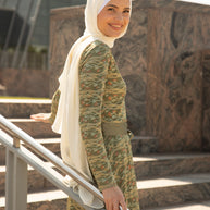 Amber Lace Maxi Gown - Enchanted Evergreen