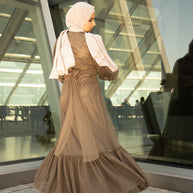 Shireen Maxi Gown - Chocolate