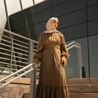 Shireen Maxi Gown - Chocolate