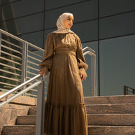 Shireen Maxi Gown - Chocolate