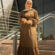 Shireen Maxi Gown - Chocolate
