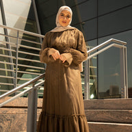 Shireen Maxi Gown - Chocolate