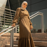 Shireen Maxi Gown - Chocolate