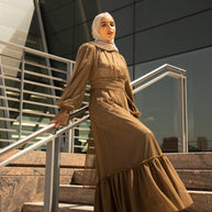 Shireen Maxi Gown - Chocolate