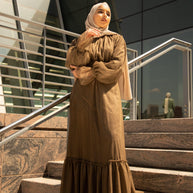 Shireen Maxi Gown - Chocolate
