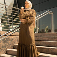 Shireen Maxi Gown - Chocolate