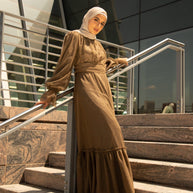 Shireen Maxi Gown - Chocolate