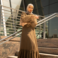 Shireen Maxi Gown - Chocolate