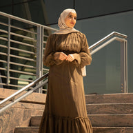 Shireen Maxi Gown - Chocolate