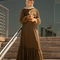 Shireen Maxi Gown - Chocolate