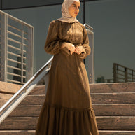 Shireen Maxi Gown - Chocolate