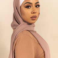MOCHA Georgette Chiffon Scarf